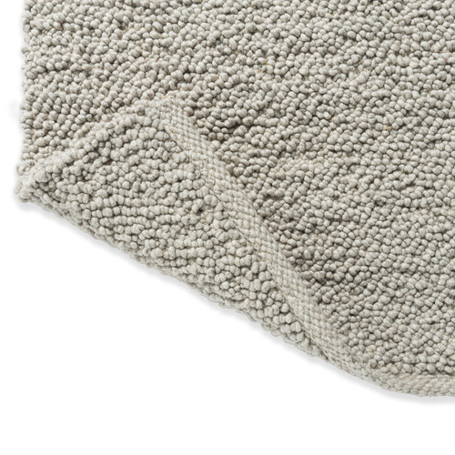 Ash Bond Hand-Woven Pure New Wool & Jute Rug