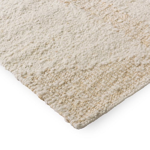 White Craft Fundament Hand-Woven Pure New Wool Rug