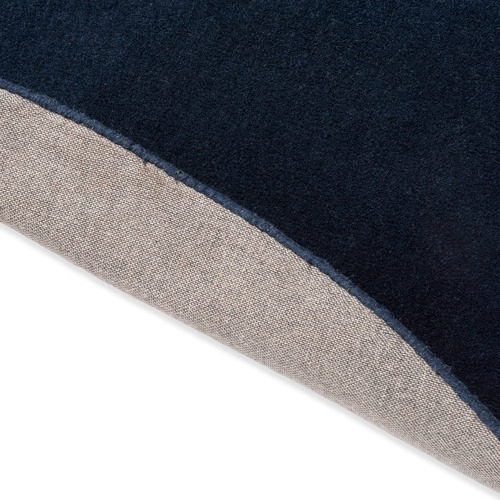 Blue Element Arp Hand-Tufted Pure New Wool Shaped Rug