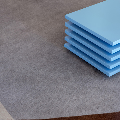 Blue Element Chad Hand-Tufted Pure New Wool Shaped Rug