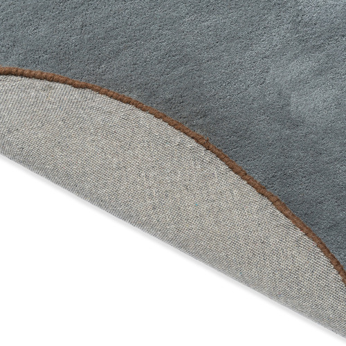 Blue Element Chad Hand-Tufted Pure New Wool Shaped Rug