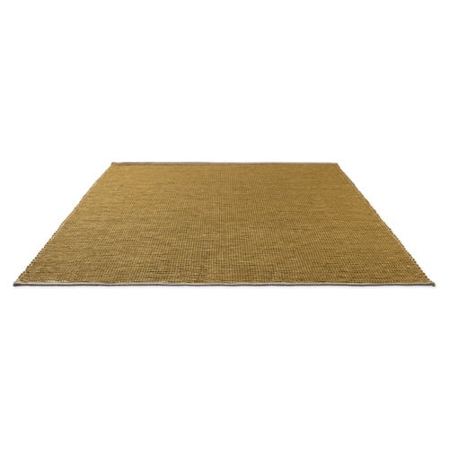 Mustard Frame Hand-Woven Pure New Wool & Jute Rug
