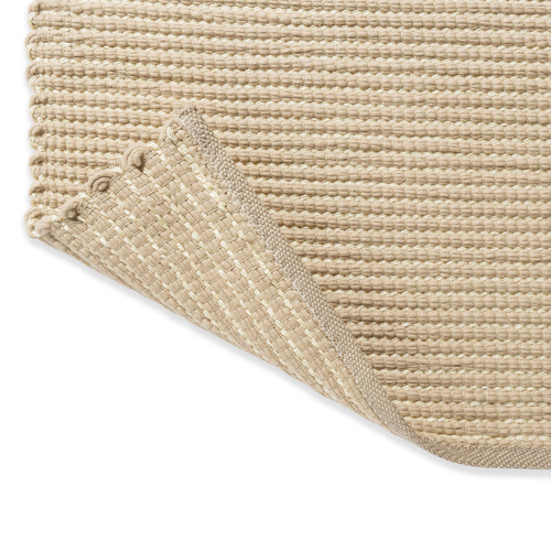 Natural Frame Hand-Woven Pure New Wool & Jute Rug