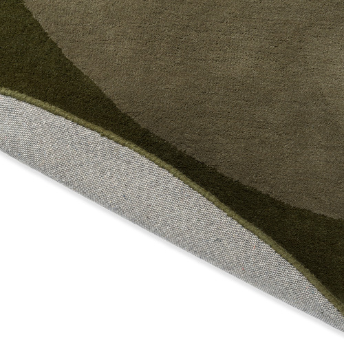 Moss Element Moore Hand-Tufted Pure New Wool Shaped Rug