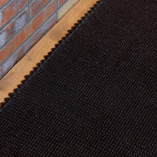 Cacao Grid Hand-Woven Pure New Wool Rug