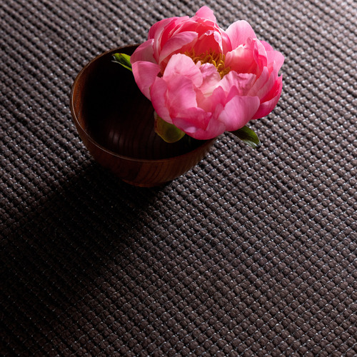 Cacao Grid Hand-Woven Pure New Wool Rug