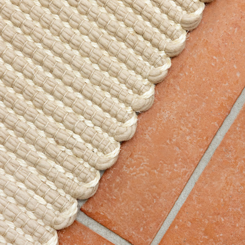 Natural Frame Hand-Woven Pure New Wool & Jute Rug