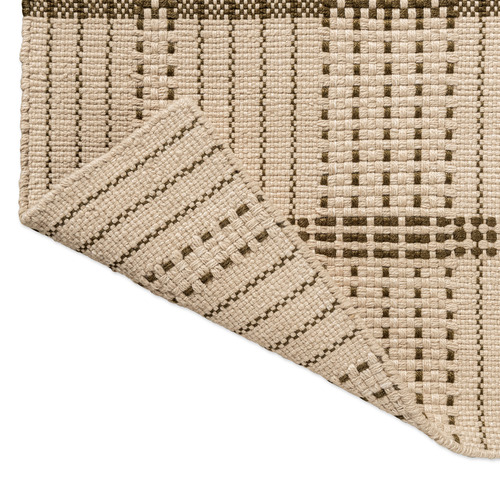 Olive Stitch Zona Hand-Tufted Outdoor Rug