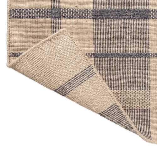 Denim Check Zona Hand-Tufted Outdoor Rug