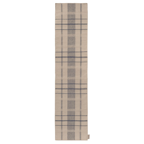 Denim Check Zona Hand-Tufted Outdoor Rug