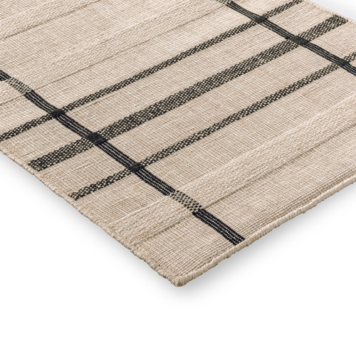 Charcoal Line Zona Outdoor Rug