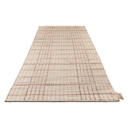 Terracotta Stitch Zona Hand-Tufted Outdoor Rug