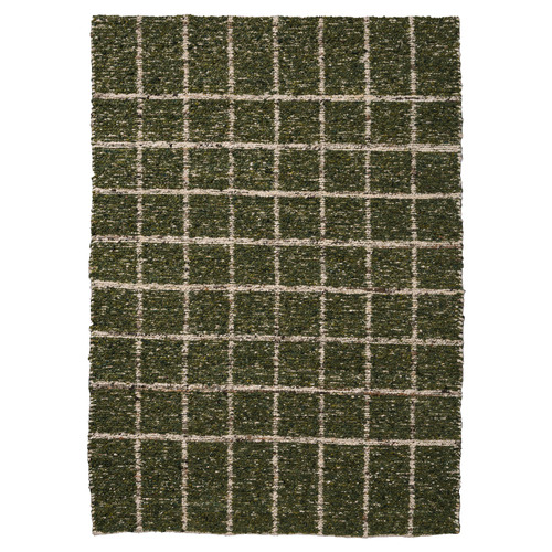 Hunter Green Jack Hand-Woven Pure New Wool Rug