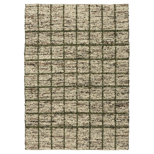 Hunter Green Jack Hand-Woven Pure New Wool Rug