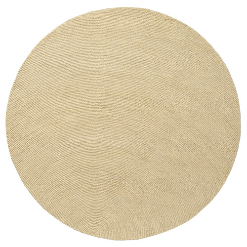 Sand Echo Hand-Tufted Pure New Wool Round Rug | Temple & Webster