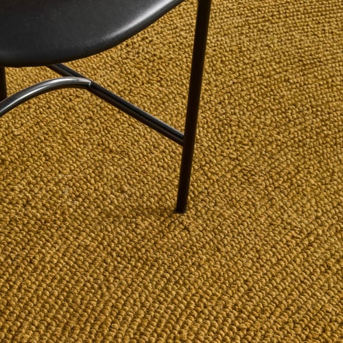 Ochre Echo Hand-Tufted Pure New Wool Round Rug