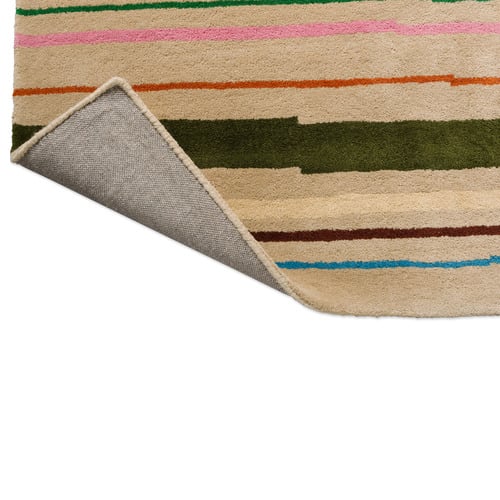 Multi-Coloured Shift Hand-Tufted Pure New Wool Rug