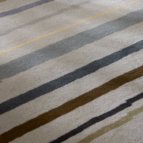 Steel Shift Hand-Tufted Pure New Wool Rug