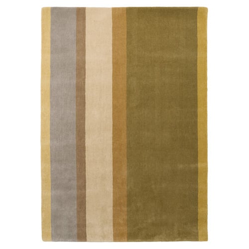 Earth Linear Hand-Tufted Pure New Wool Rug