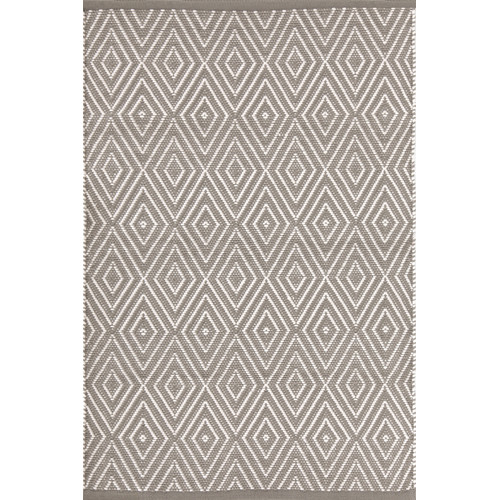 Dash & Albert Rug Company Indoor/Outdoor Diamond Fieldstone Woven Rug