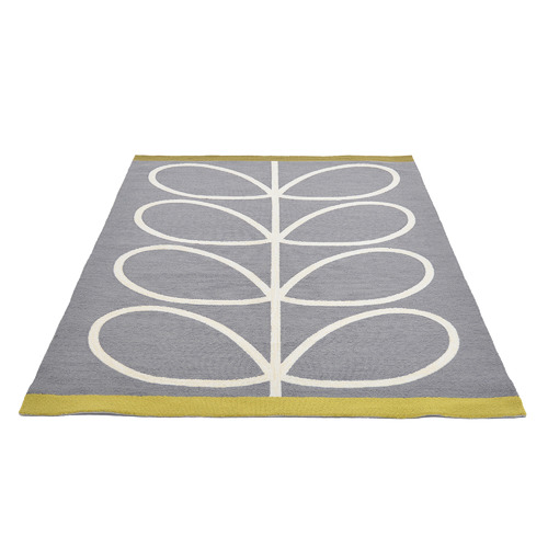 Slate Giant Linear Stem Outdoor Rug