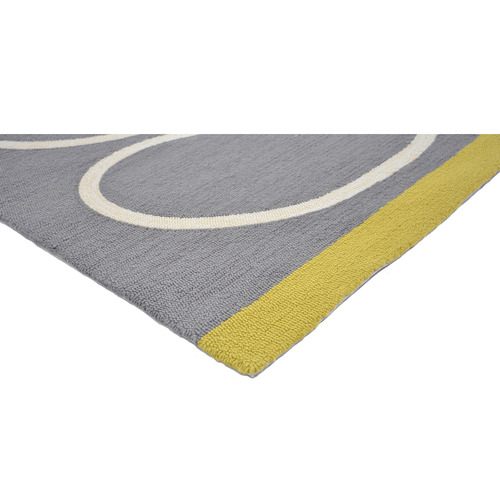 Slate Giant Linear Stem Outdoor Rug