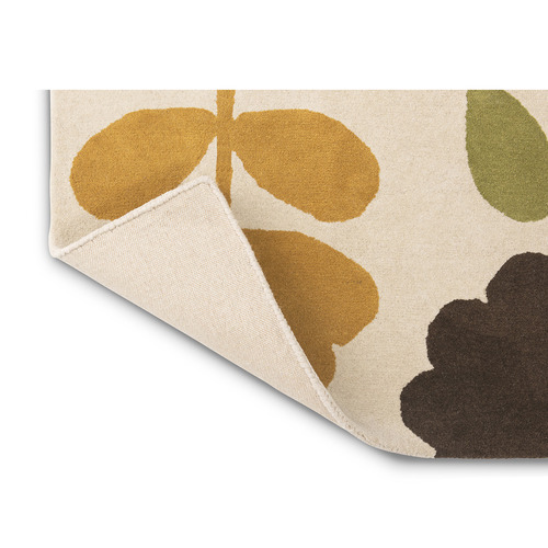 Multi-Colour Cut Stem Hand-Tufted Wool Rug