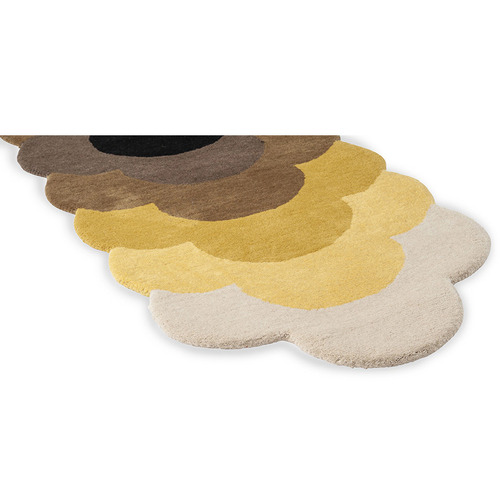 Dandelion Optical Flower Hand-Tufted Wool Rug