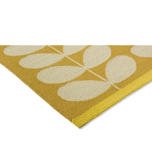 Sunflower Stem Hand-hooked Indoor Outdoor Rug 