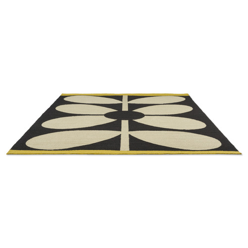 Noir Giant Sixties Stem Outdoor Rug