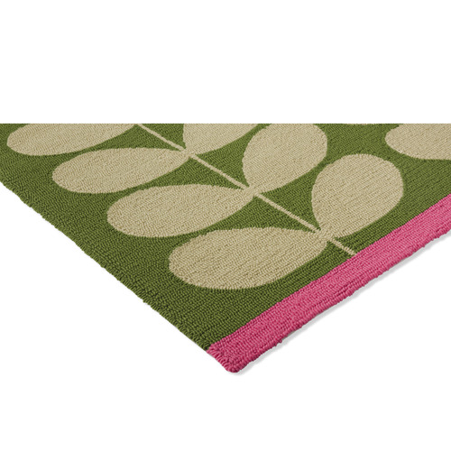 Orla Kiely Basil Stem Hand-Hooked Indoor/Outdoor Rug | Temple & Webster