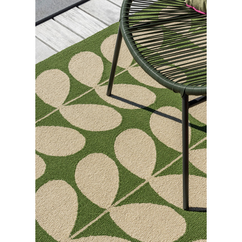 Orla Kiely Basil Stem Hand-Hooked Indoor/Outdoor Rug | Temple & Webster