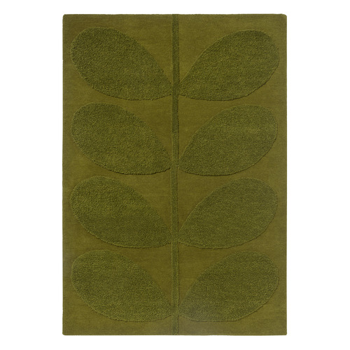 Fern Solid Stem Hand-Tufted Pure New Wool Rug