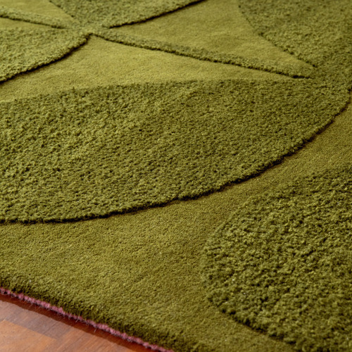 Fern Solid Stem Hand-Tufted Pure New Wool Rug