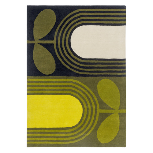 Striped Tulip Hand-Tufted Pure New Wool Rug