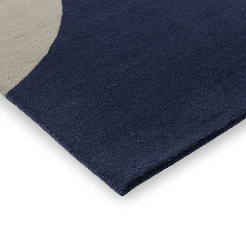 Geo Flower Hand-Tufted Pure New Wool Rug
