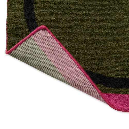 Olive Linear Stem Outdoor Rug