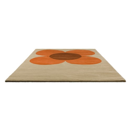 Flower Placement Hand-Tufted Pure New Wool Rug