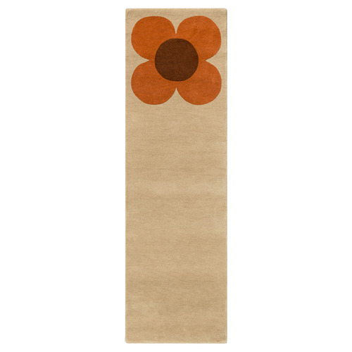 Flower Placement Hand-Tufted Pure New Wool Runner