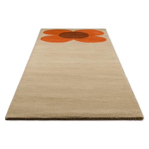 Flower Placement Hand-Tufted Pure New Wool Runner