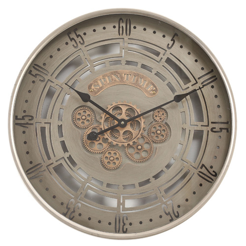60cm Spintime Metal Wall Clock