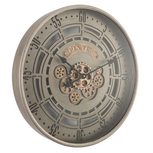 60cm Spintime Metal Wall Clock