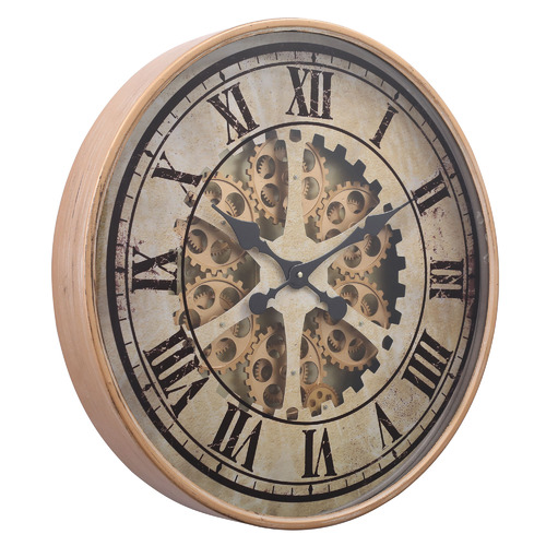60cm Baroque Metal Wall Clock
