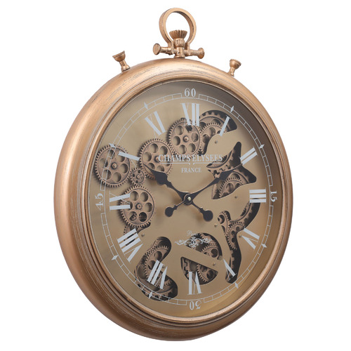 Champs Elysees Metal Wall Clock