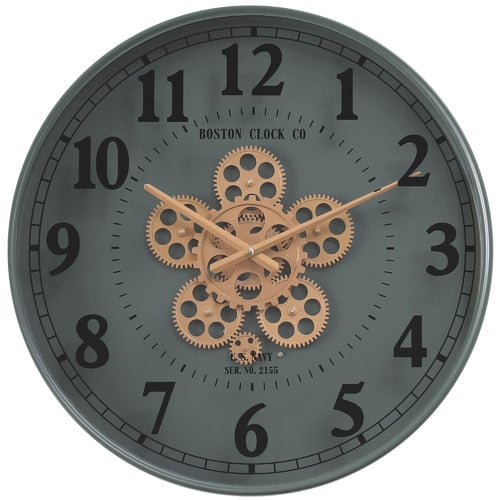 50cm Boston Metal Wall Clock