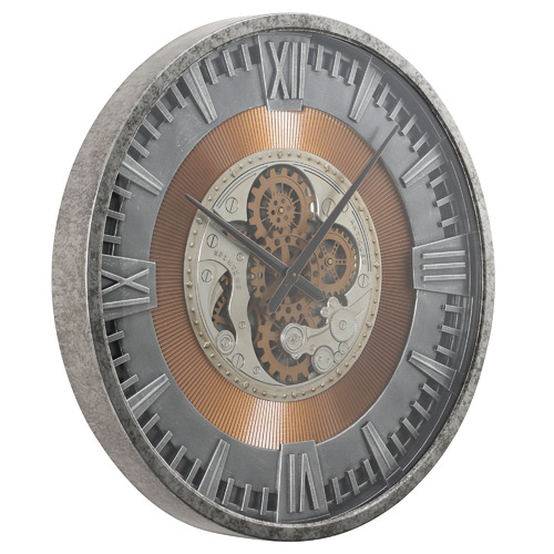 80cm Spintime Metal Wall Clock