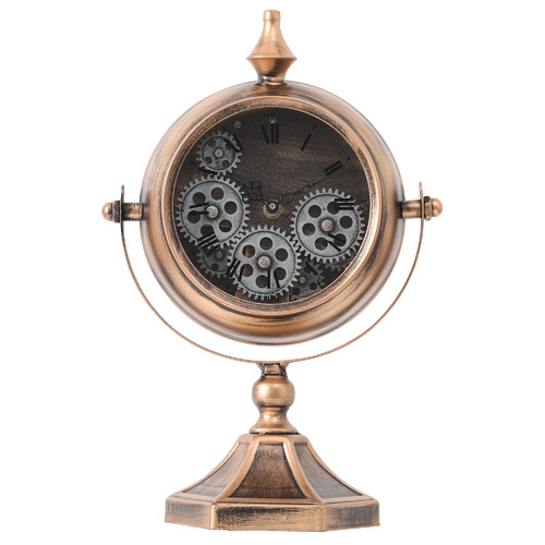 Atlas Metal Table Clock