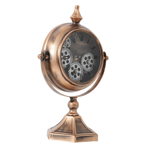 Atlas Metal Table Clock