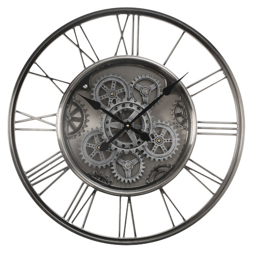 60cm Steampunk Metal Wall Clock