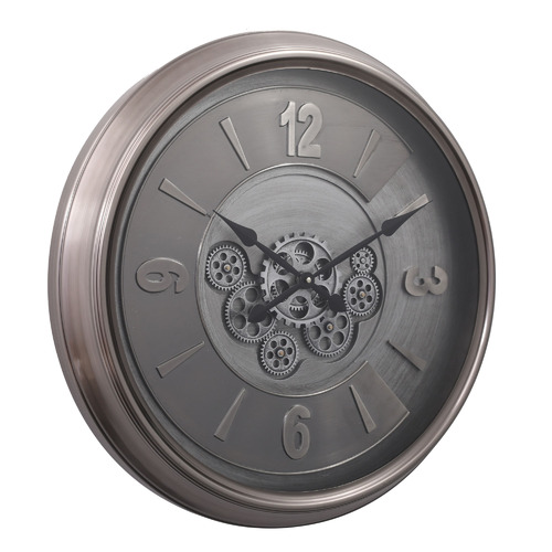 62cm Lennox Metal Wall Clock
